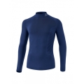 Erima Functional Underwear Long Sleeve Athletic with Collar (seamless) navy blue Men